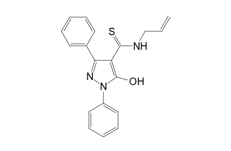 N-Allyl-5-hydroxy-1,3-diphenyl-1H-pyrazole-4-carbothioamide