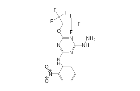 1,3,5-triazin-2-amine, 4-hydrazino-N-(2-nitrophenyl)-6-[2,2,2-trifluoro-1-(trifluoromethyl)ethoxy]-