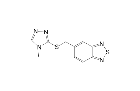 2,1,3-benzothiadiazole, 5-[[(4-methyl-4H-1,2,4-triazol-3-yl)thio]methyl]-