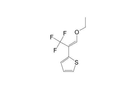 (E)-1-Ethoxy-3,3,3-trifluoro-2-(thiophenyl)propene