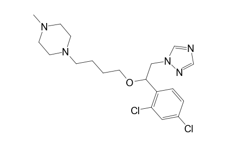 Piperazine, 1-[4-[1-(2,4-dichlorophenyl)-2-(1H-1,2,4-triazol-1-yl)ethoxy]butyl]-4-methyl-
