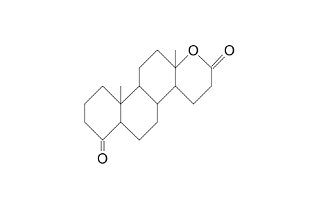 17a-Oxa-D-homo-5a-androstane-4,17-dione
