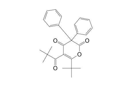 6-TERT.-BUTYL-3,3-DIPHENYL-5-PIVALOYLPYRAN-2,4-DIONE