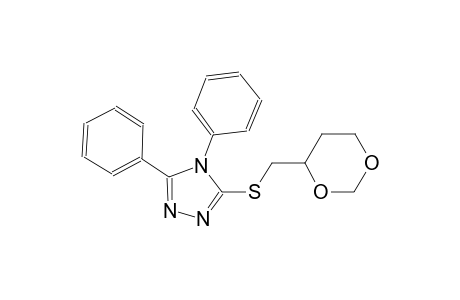 4H-1,2,4-triazole, 3-[(1,3-dioxan-4-ylmethyl)thio]-4,5-diphenyl-