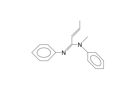 (E)-N1-Methyl-N1-phenyl-N2-phenyl-crotonamidine