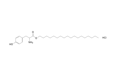 tyrosine, octadecyl ester, hydrochloride