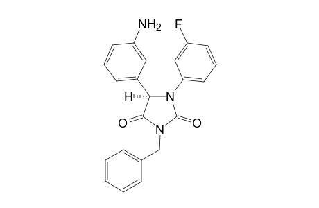(R)-5-(3-Amino-phenyl)-3-benzyl-1-(3-fluoro-phenyl)-imidazolidine-2,4-dione