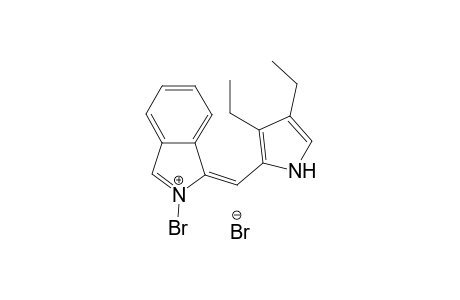 2-Bromo-1-[1-(3,4-diethyl-1H-pyrrol-2-yl)-meth-(E)-ylidene]-1H-isoindolium bromide