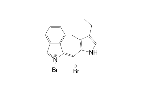 2-Bromo-1-[1-(3,4-diethyl-1H-pyrrol-2-yl)-meth-(E)-ylidene]-1H-isoindolium bromide