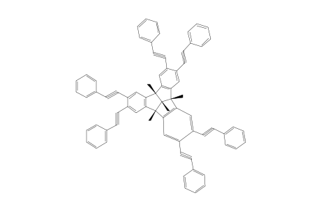 4b,8b,12b,12d-Tetramethyl-2,3,6,7,10,11-hexakis(phenylethynyl)-4b,8b,12b,12d-tetrahydrodibenzo[2,3:4,5]pentaleno[1,6-ab]indene