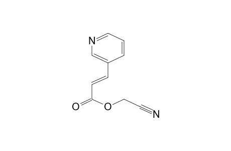 (E)-3-(3-pyridyl)acrylic acid cyanomethyl ester