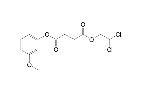 Succinic acid, 2,2-dichloroethyl 3-methoxyphenyl ester