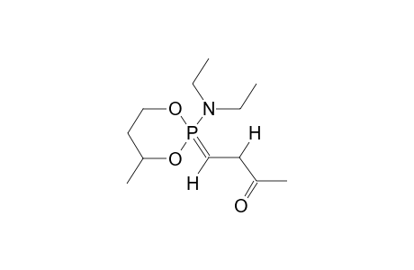 2-DIETHYLAMINO-2-(3'-OXO-BUTYLIDENE)-4-METHYL-1,3,2-DIOXAPHOSPHORINANE