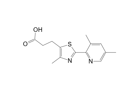 2-(5-Carboxyethyl-4-methyl-2-thiazolyl)-3,5-dimethylpyridine