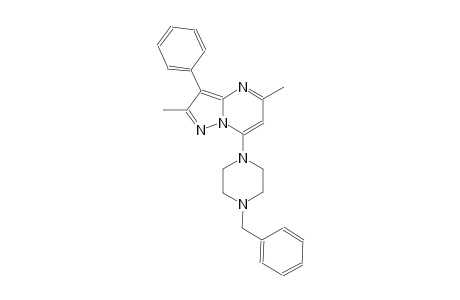 7-(4-benzyl-1-piperazinyl)-2,5-dimethyl-3-phenylpyrazolo[1,5-a]pyrimidine