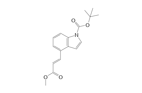 Methyl 3-[1'-(t-butoxycarbonyl)-1H-indol-4'-yl]-prop-2-enoate