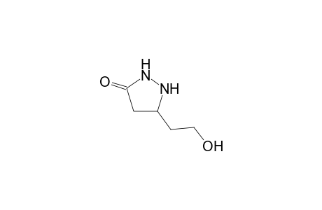 5-(2-hydroxyethyl)-3-pyrazolidinone
