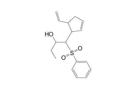 2-Cyclopentene-1-ethanol, 5-ethenyl-.alpha.-ethyl-.beta.-(phenylsulfonyl)-