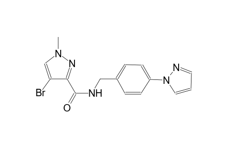 4-bromo-1-methyl-N-[4-(1H-pyrazol-1-yl)benzyl]-1H-pyrazole-3-carboxamide