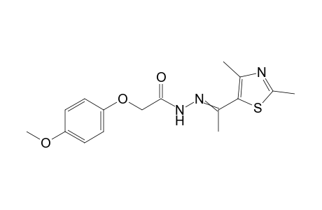 2,4-Dimethyl-5-thiazolone-N-(4-methoxyphenoxyacetyl) hydrazone