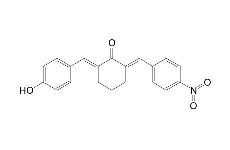 (2E,6E)-2-(4-hydroxybenzylidene)-6-(4-nitrobenzylidene)cyclohexanone