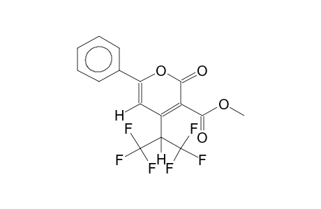 3-CARBOMETHOXY-4-HEXAFLUOROISOPROPYL-6-PHENYL-2H-PYRAN-2-ONE