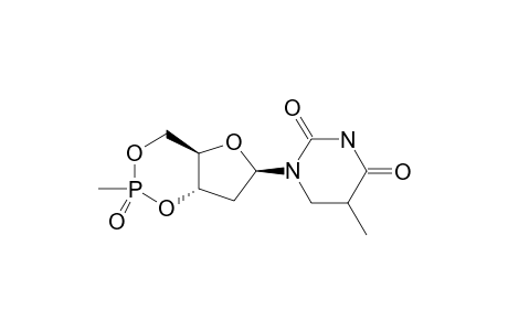 R(P)-THYMIDINE-3',5'-CYCLIC-METHYLPHOSPHONATE
