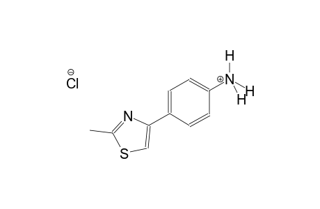 benzenaminium, 4-(2-methyl-4-thiazolyl)-, chloride