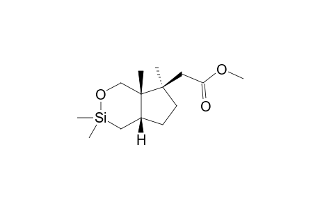 methyl 2-[(4aS,7R,7aS)-3,3,7,7a-tetramethyl-4,4a,5,6-tetrahydro-1H-cyclopenta[d]oxasilin-7-yl]acetate