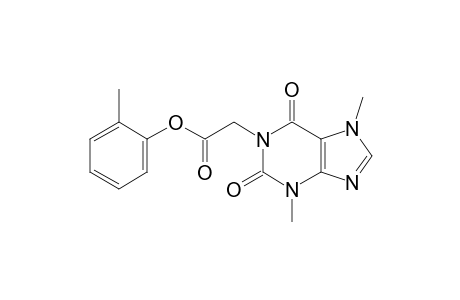 3,6-dihydro-3,7-dimethyl-2,6-dioxopurine-1(2H)-acetic acid, o-tolyl ester