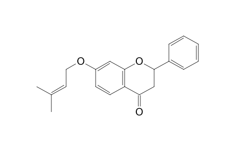 7-(3-Methylbut-2-enoxy)-2-phenyl-2,3-dihydrochromen-4-one