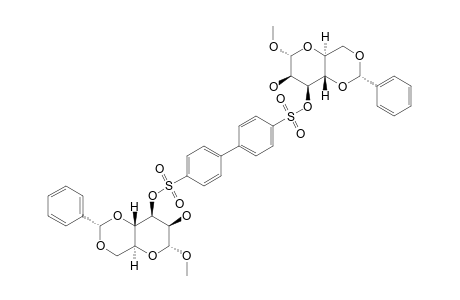 BIS-(METHYL-4,6-O-BENZYLIDENE-3-DEOXY-ALPHA-D-MANNOPYRANOSIDE-3-YL)-4,4'-BIPHENYLDISULFONATE