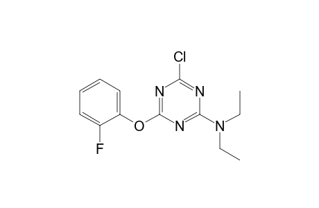 2-Chloro-4-diethylamino-6-(2-fluorophenoxy)-1,3,5-triazine