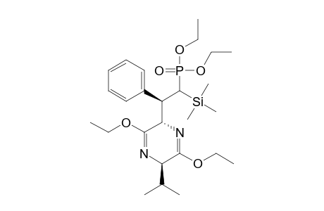 (2S,5R,1'R)-3,6-DIETHOXY-2-[2-(DIETHOXYPHOSPHORYL)-2-TRIMETHYLSILYL-1-PHENYLETHYL]-2,5-DIHYDRO-5-ISOPROPYLPYRAZINE