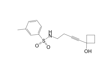 N-(4-(1-hydroxycyclobutyl)but-3-ynyl)-3-methylbenzenesulfonamide
