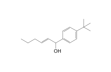 (E)-1-(4-t-butylphenyl)-2-hexen-1-ol
