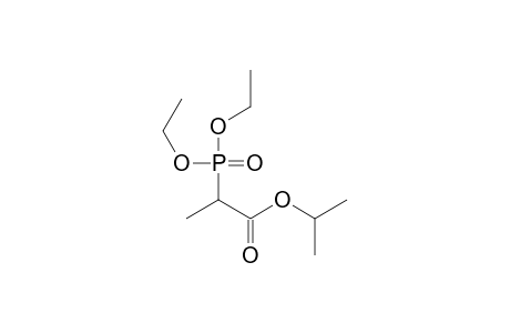 Propanoic acid, 2-(diethoxyphosphinyl)-, 1-methylethyl ester