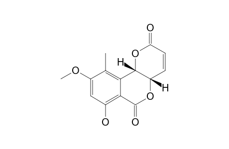 7-HYDROXY-9-METHOXY-10-METHYL-2H,4A-H,6H,10B-H-PYRANO-[5,6-C]-[2]-BENZOPYRAN-2,6-DIONE
