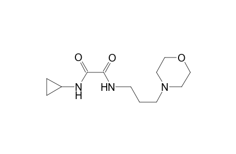 N~1~-cyclopropyl-N~2~-[3-(4-morpholinyl)propyl]ethanediamide