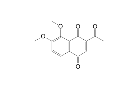 2-Acetyl-7,8-dimethoxy-1,4-naphthoquinone