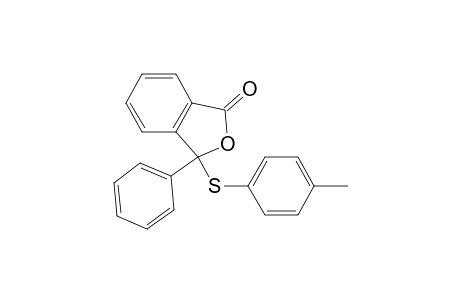 1(3H)-Isobenzofuranone, 3-[(4-methylphenyl)thio]-3-phenyl-
