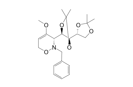 (3R)-2-Benzyl-4-methoxy-3-[2'.2',2",2"-tetramethyl-[4',4"]-bi[1,3]dioxolanyl]-5'-yl}-1',3'-dioxan-4'-yl])-3,6-dihydro-2H-[1,2]-oxazine