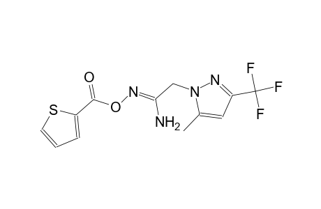 (1Z)-2-[5-methyl-3-(trifluoromethyl)-1H-pyrazol-1-yl]-N'-[(2-thienylcarbonyl)oxy]ethanimidamide