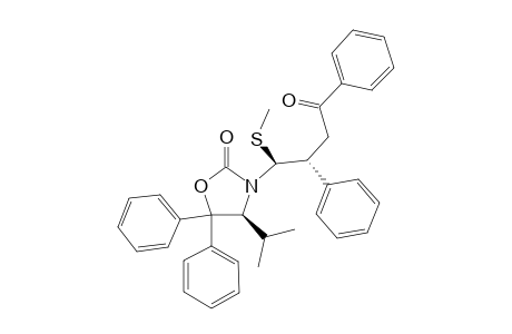 (S)-4-ISOPROPYL-3-[(1S,2R)-2-METHYL-1-(METHYLSULFANYL)-4-OXO-2,4-DIPHENYLBUTYL]-5,5-DIPHENYLOXAZOLIDIN-2-ONE