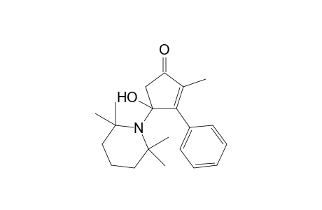 .gamma.-hydroxy-2-methyl-3-phenyl-t-4-(2,2,6,6-tetramethyl-1-piperidyl)-2-cyclopenten-1-on