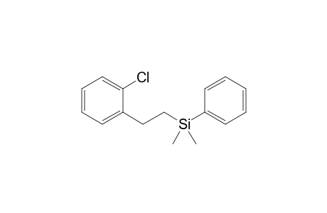 [2-(2-Chlorophenyl)ethyl]dimethylphenylsilane