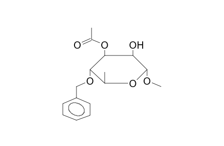 METHYL 3-O-ACETYL-4-O-BENZYL-ALPHA-L-RHAMNOPYRANOSIDE