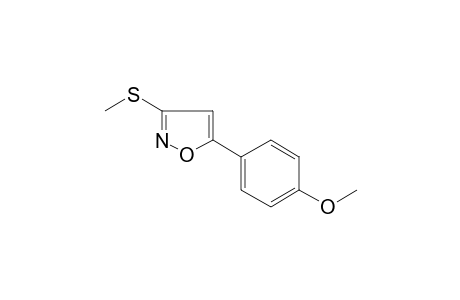 5-(4-methoxyphenyl)-3-methylsulfanyl-1,2-oxazole