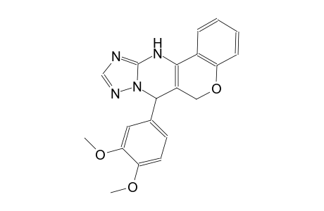 7-(3,4-dimethoxyphenyl)-7,12-dihydro-6H-chromeno[4,3-d][1,2,4]triazolo[1,5-a]pyrimidine