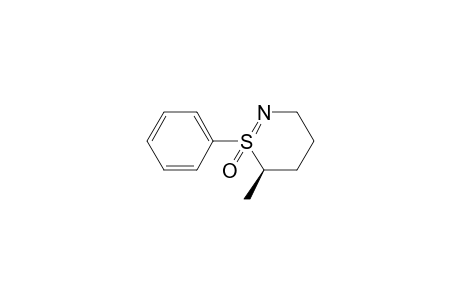 (6R)-6-methyl-1-phenyl-1$l^{6}-thia-2-azacyclohexene 1-oxide